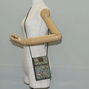 GUCCI GG Supreme Shoulder Bag PVC Beige Gold 647927 Auth 142997M